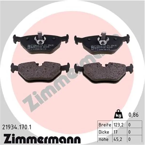 Comprar En Línea Juego de pastillas de freno ZIMMERMANN 219341701