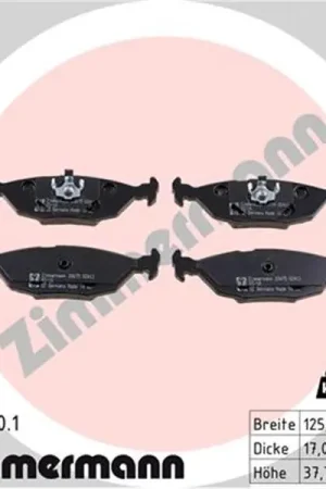 Juego de pastillas de freno ZIMMERMANN 206751701 Oferta Especial