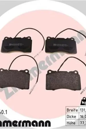 Juego de pastillas de freno ZIMMERMANN 235751601 Oferta