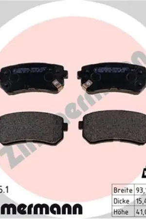 Oferta Juego de pastillas de freno ZIMMERMANN 252921551