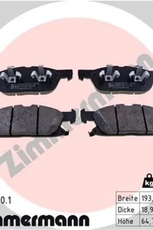 Súper Precio Juego de pastillas de freno ZIMMERMANN 224121801