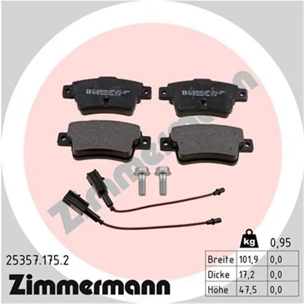 Juego de pastillas de freno ZIMMERMANN 253571752 Precio Bajo