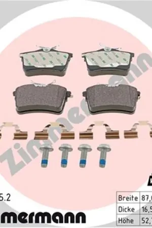 Juego de pastillas de freno ZIMMERMANN 247651652 Oferta Flash