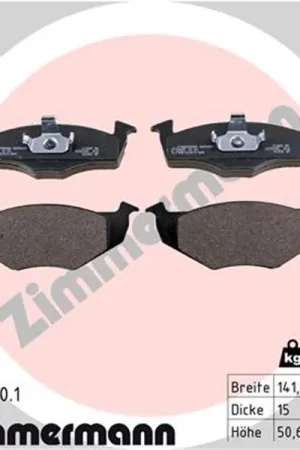 Nuevo Modelo Juego de pastillas de freno ZIMMERMANN 218661501
