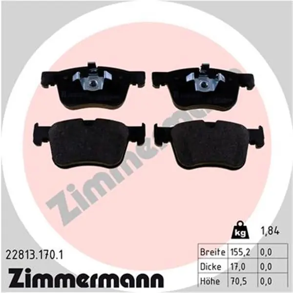 Precio Bajo Juego de pastillas de freno ZIMMERMANN 228131701