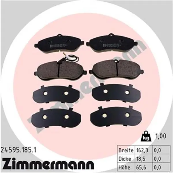 Súper Precio Juego de pastillas de freno ZIMMERMANN 245951851