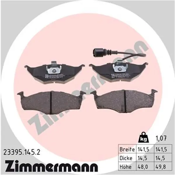 Precio Bajo Juego de pastillas de freno ZIMMERMANN 233951452
