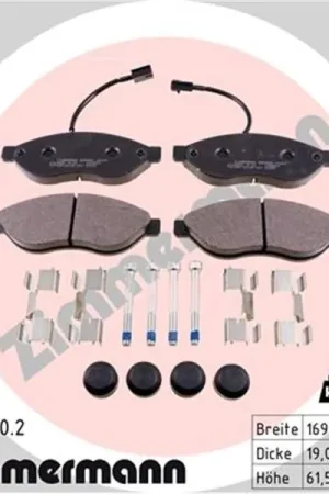 Juego de pastillas de freno ZIMMERMANN 244681902 De Moda