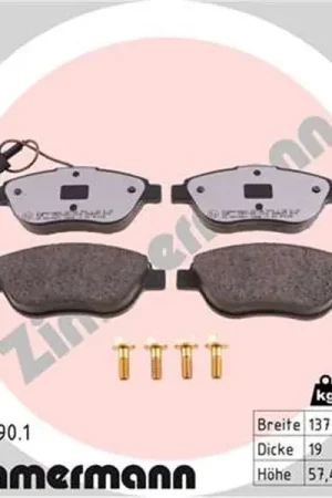 Juego de pastillas de freno ZIMMERMANN 237089901 Nuevo Modelo