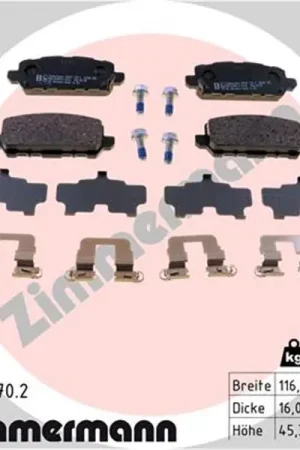 Precio Económico Juego de pastillas de freno ZIMMERMANN 259471702
