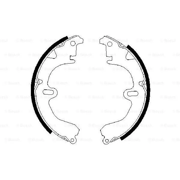 (BS470) Zapatas de freno BOSCH 0986487203 Solo Hoy