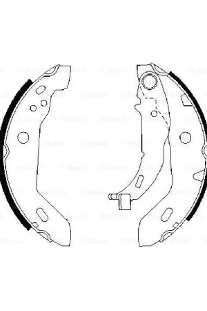 (BS811) Zapatas de freno BOSCH 0986487565 Pago Seguro
