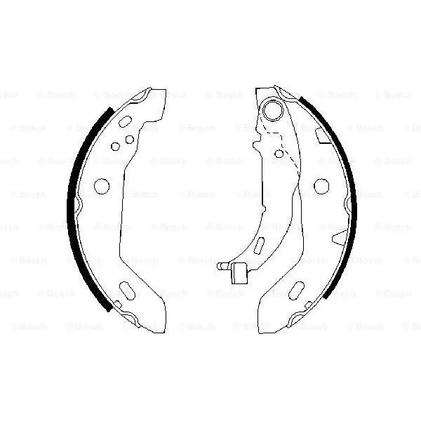 (BS811) Zapatas de freno BOSCH 0986487565 Pago Seguro