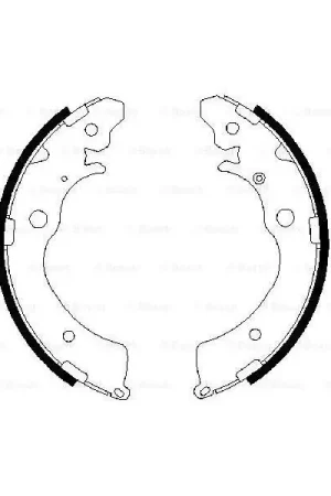 (BS690) Zapatas de freno BOSCH 0986487440 Compra Hoy