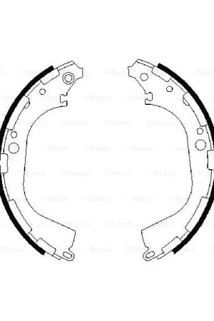 (BS714) Zapatas de freno BOSCH 0986487464 Stock Limitado