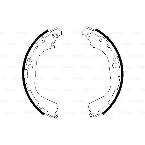 (BS714) Zapatas de freno BOSCH 0986487464 Stock Limitado
