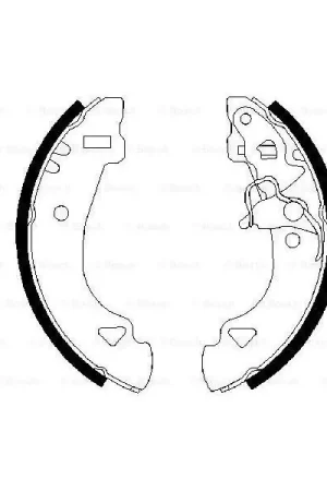 (BS581) Zapatas de freno BOSCH 0986487331 Venta Final