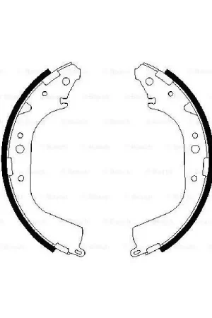 (BS664) Zapatas de freno BOSCH 0986487414 Tendencia