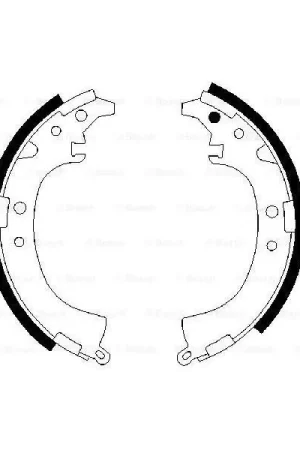 (BS674) Zapatas de freno BOSCH 0986487424 Premium