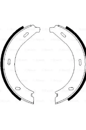 (BS843) Zapatas de freno BOSCH 0986487605 Nuevo Modelo