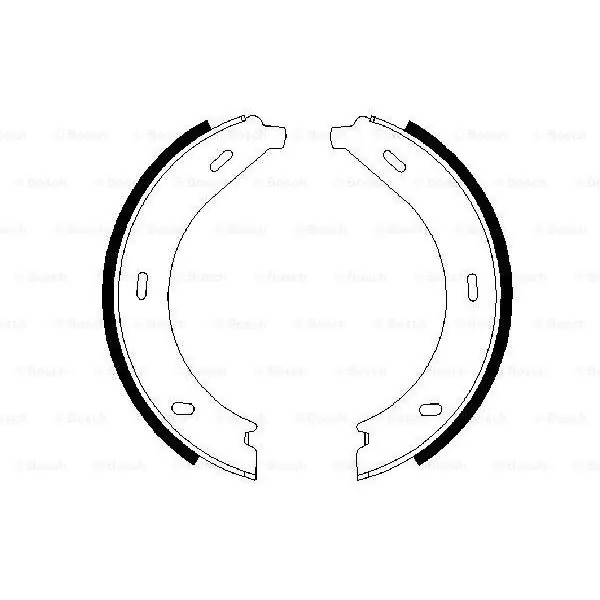 (BS843) Zapatas de freno BOSCH 0986487605 Nuevo Modelo