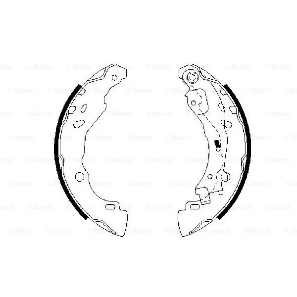 (BS909) Zapatas de freno BOSCH 0986487690 Marca Reconocida