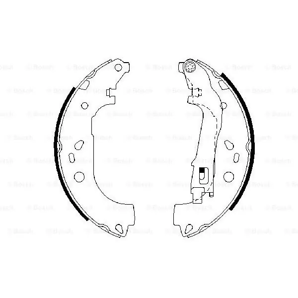 (BS937) Zapatas de freno BOSCH 0986487717 Promoción