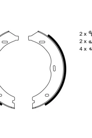 (BS938) Zapatas de freno BOSCH 0986487718 Garantía Incluida