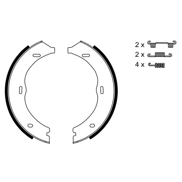 (BS938) Zapatas de freno BOSCH 0986487718 Garantía Incluida