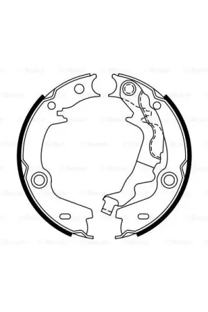 (BS981) Zapatas de freno BOSCH 0986487761 Precio Rebajado