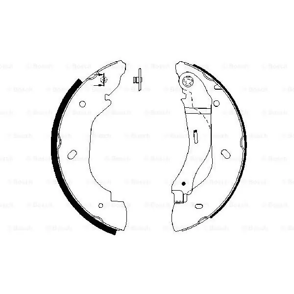 (BS883) Zapatas de freno BOSCH 0986487660 Mayoreo