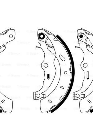 Última Oportunidad (BS7796) Zapatas de freno BOSCH 0986487796