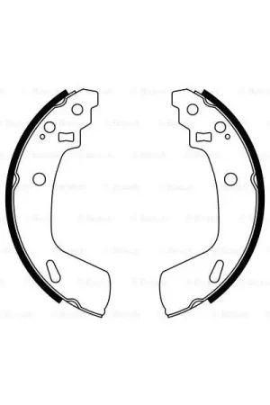 (BS995) Zapatas de freno BOSCH 0986487775 Máxima Calidad