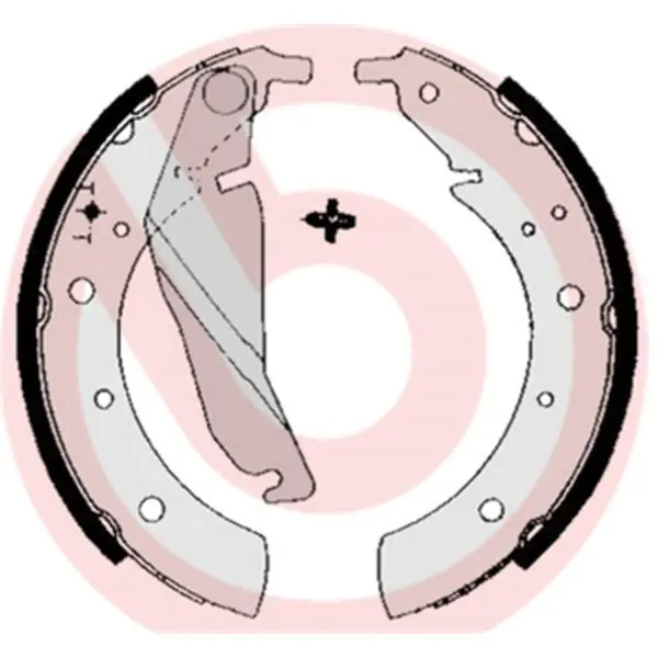 No Te Lo Pierdas Juego de 4 zapatas de freno BREMBO S06502