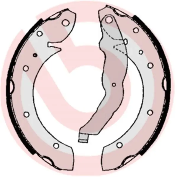 Juego de 4 zapatas de freno BREMBO S06506 Exclusivo