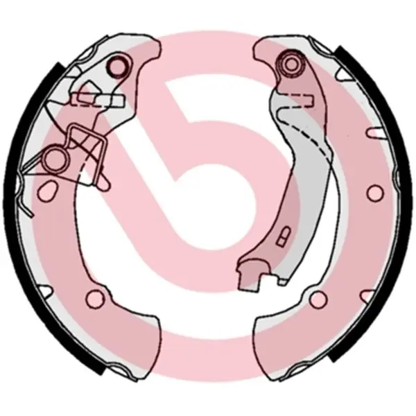 Imprescindible (Must-Have) Juego de 4 zapatas de freno BREMBO S16516