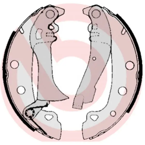 Ordenar Ahora Mismo Juego de 4 zapatas de freno BREMBO S23503