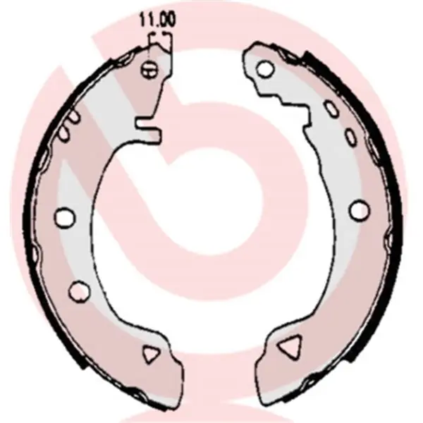 Juego de 4 zapatas de freno BREMBO S23508 Ordena Ya