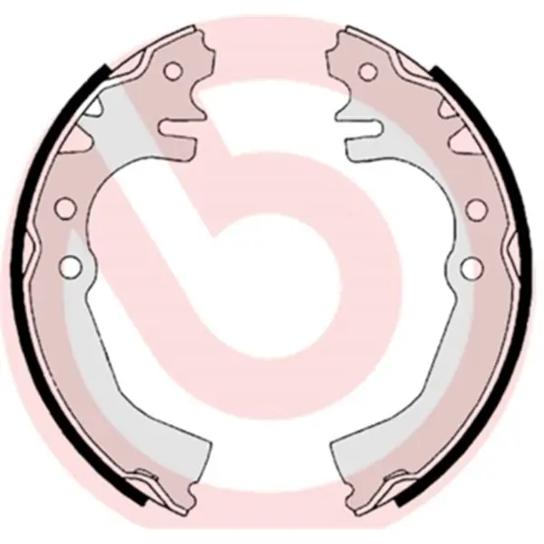 Juego de 4 zapatas de freno BREMBO S16513 Pago Seguro
