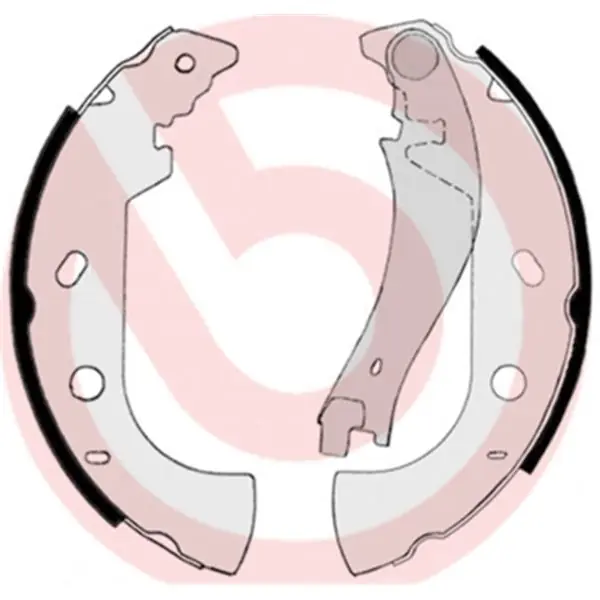 A Buen Precio Juego de 4 zapatas de freno BREMBO S23514