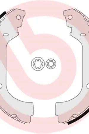 De Moda Juego de 4 zapatas de freno BREMBO S23517