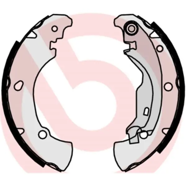 Juego de 4 zapatas de freno BREMBO S23519 Novedad