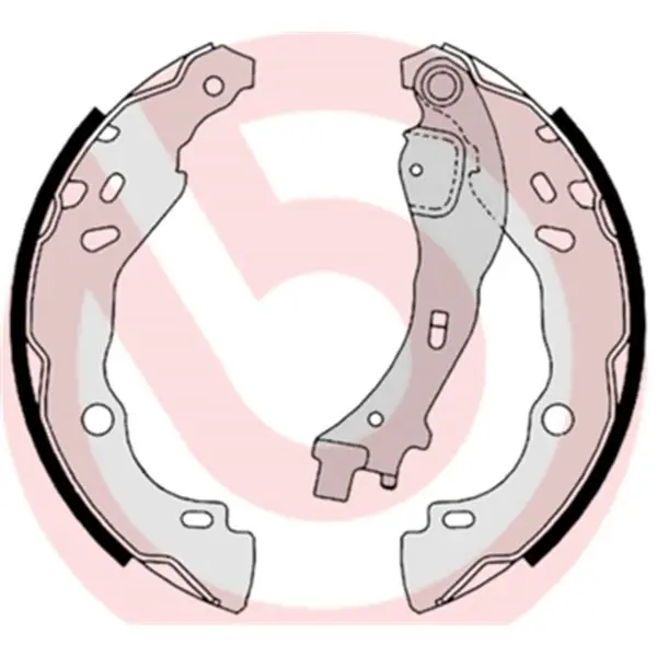 Favorito De Clientes Juego de 4 zapatas de freno BREMBO S23523