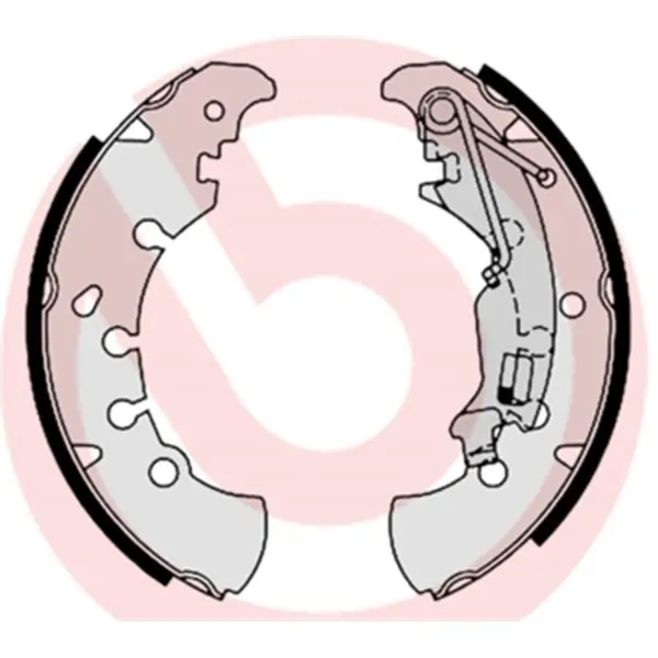 Envío Gratis Juego de 4 zapatas de freno BREMBO S23555