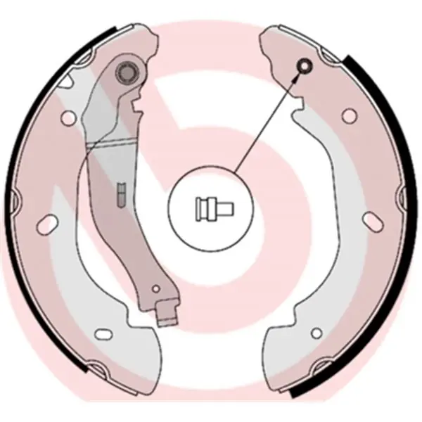 Mejor Precio Juego de 4 zapatas de freno BREMBO S24538