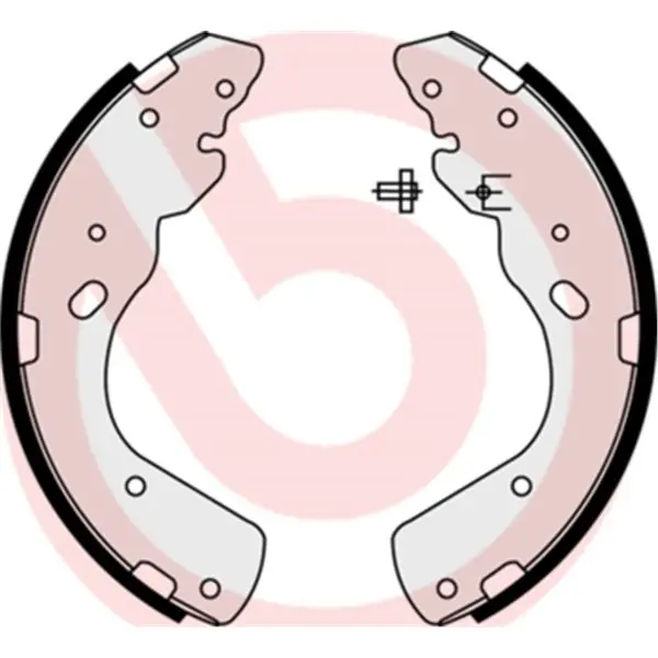 Imprescindible (Must-Have) Juego de 4 zapatas de freno BREMBO S23576