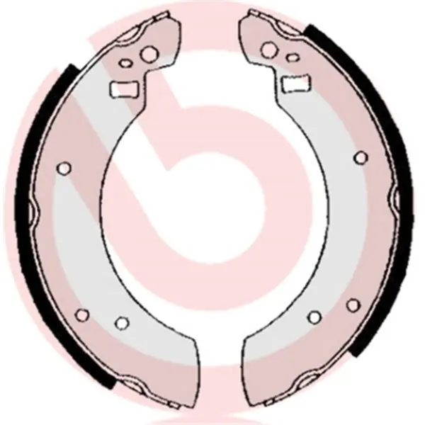 Juego de 4 zapatas de freno BREMBO S24502 Económico