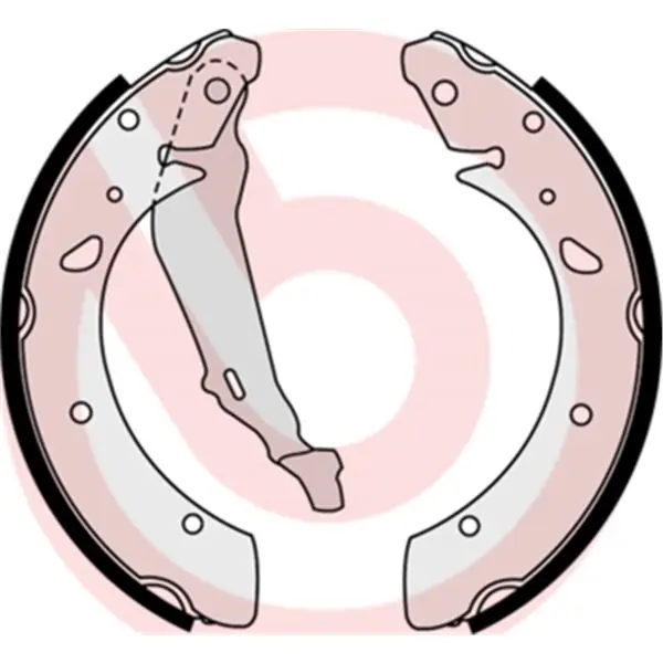 Juego de 4 zapatas de freno BREMBO S28508 Devolución Gratuita