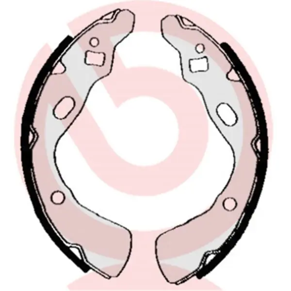 Juego de 4 zapatas de freno BREMBO S30507 Marca Reconocida