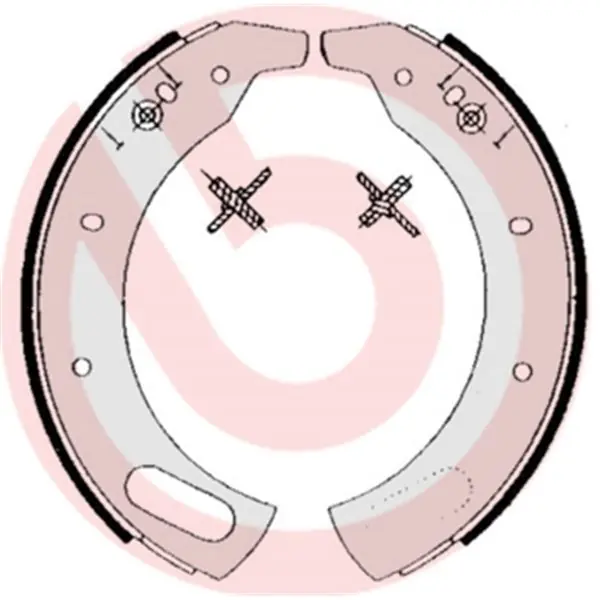 Oferta Especial Juego de 4 zapatas de freno BREMBO S44503